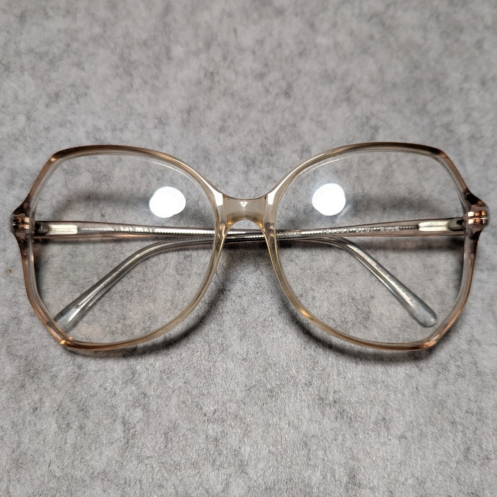 Vintage Collegiate Melody Blue Rose Women's Eyeglasses Grannycore